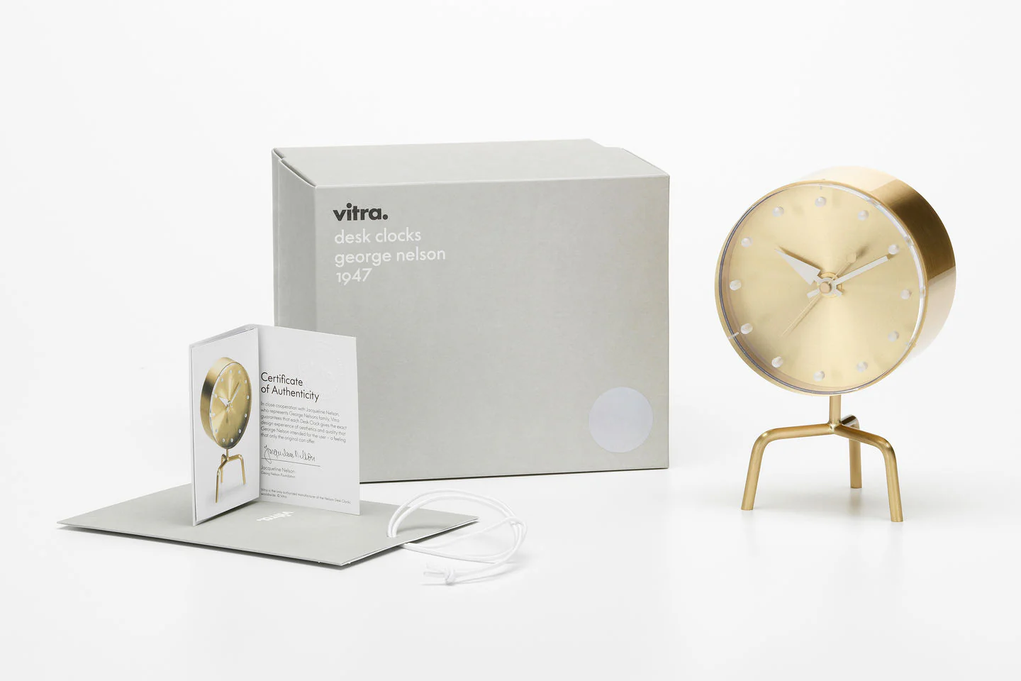 Horloge Tripod de Vitra